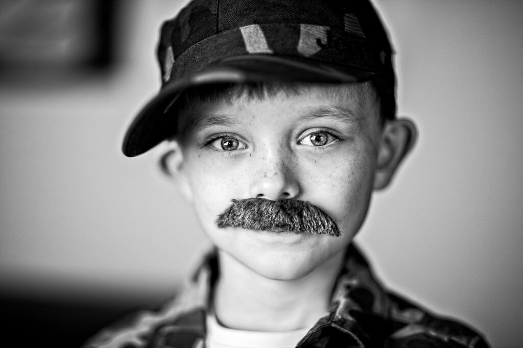 mustasch kampen